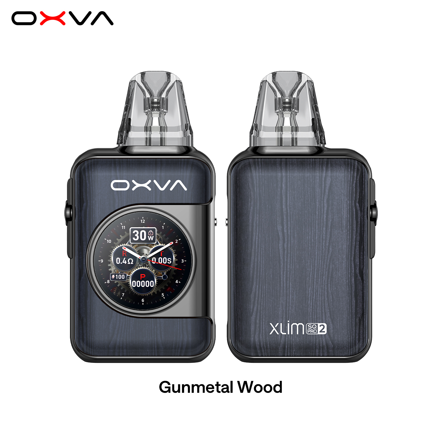 Gunmetal Wood 02_OXVA XLIM SQ PRO 2_Touch Screen Pod