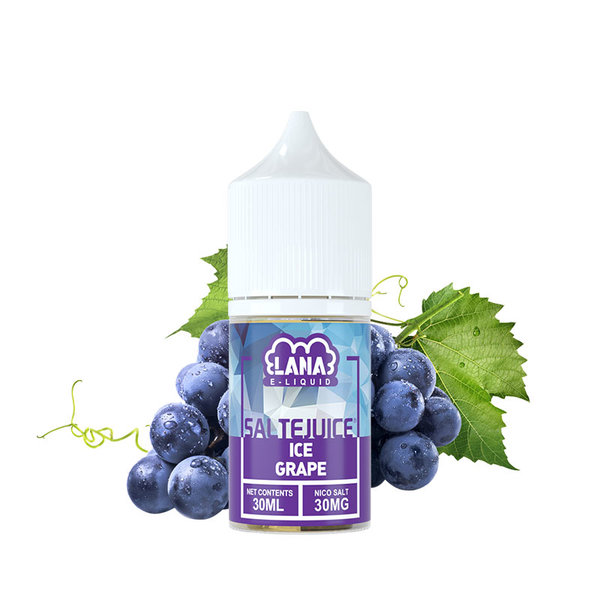 LANAVAPE_Nic_Salt_E_Liquid_E_Juice_Vape_Juice_with_ice_grape_flavor