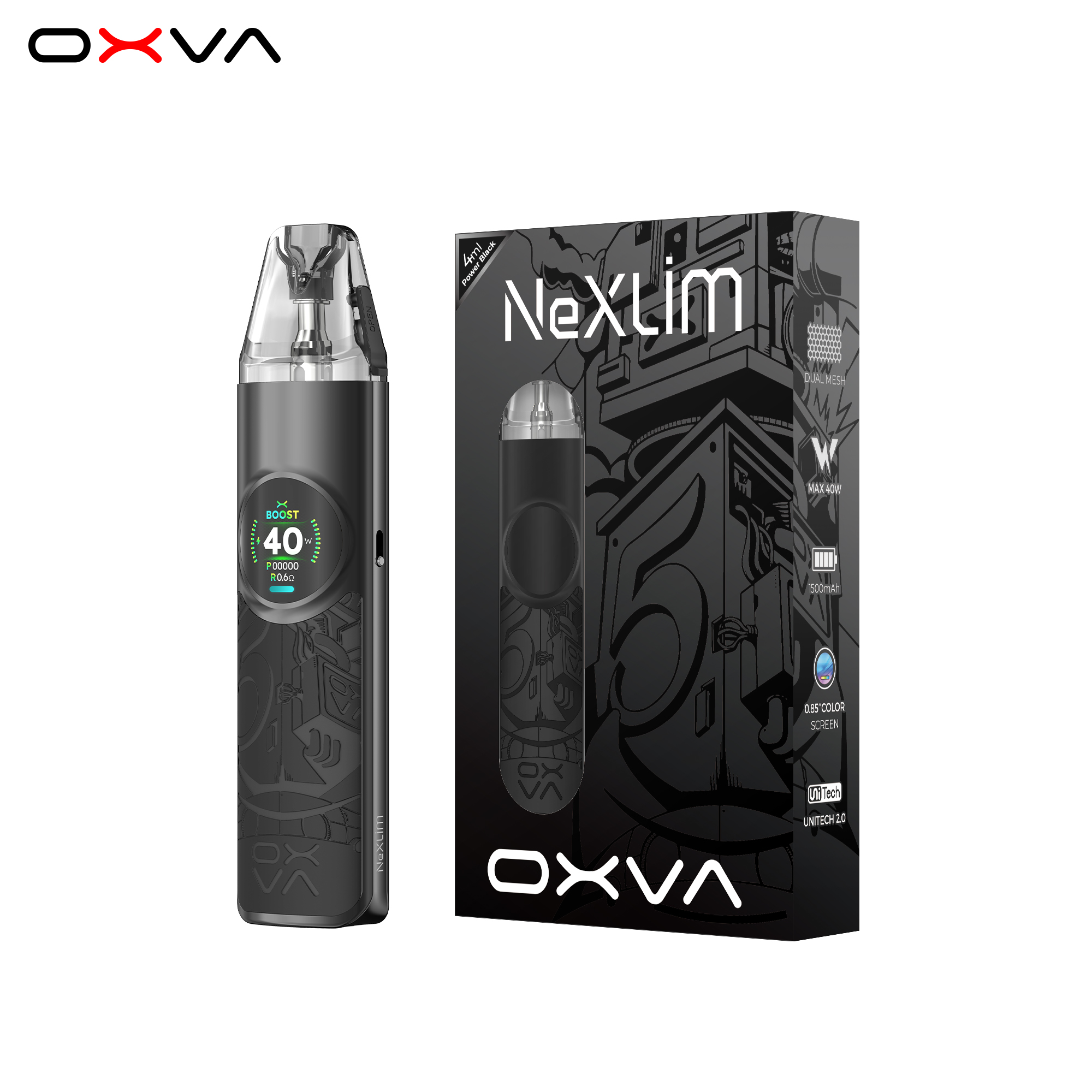 Power Black_OXVA NeXLIM_Dual Mesh Pod 2025 03