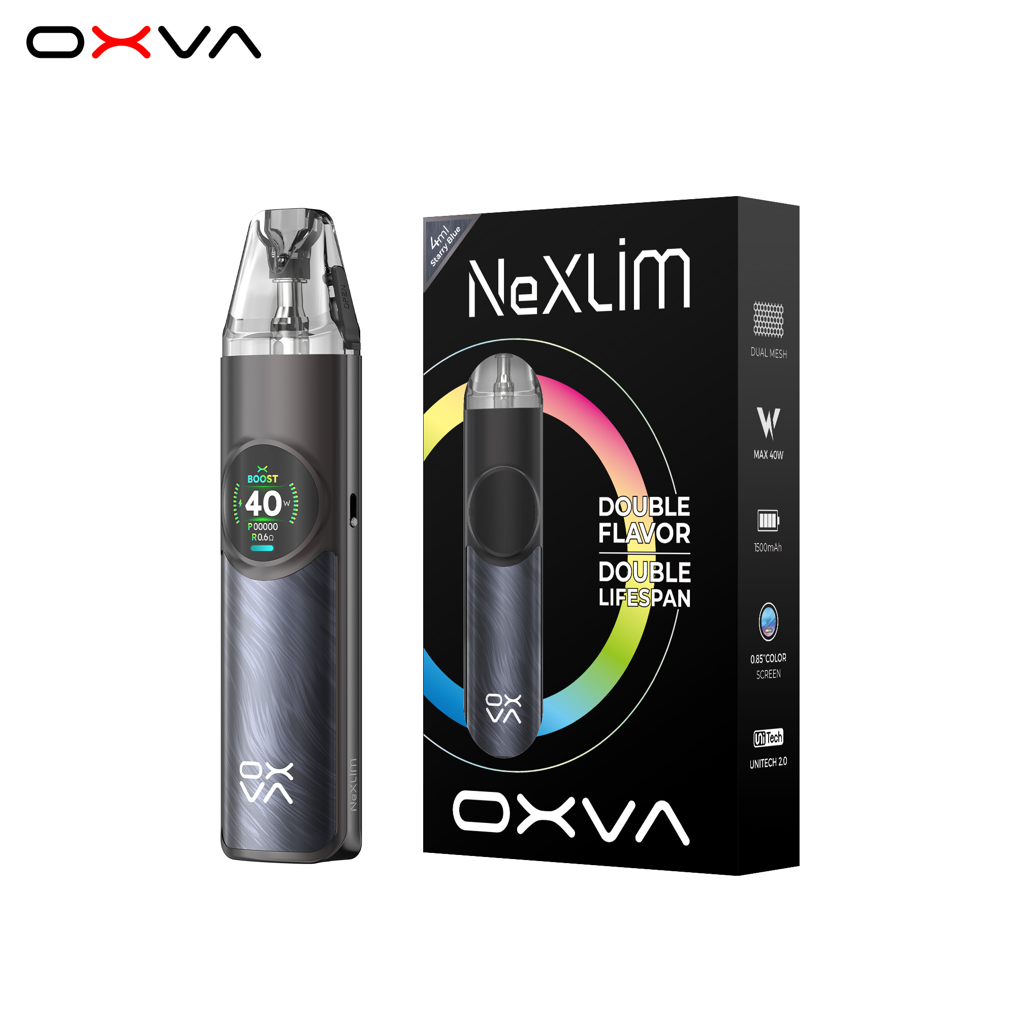 Starry Blue_OXVA NeXLIM_Dual Mesh Pod 2025 03