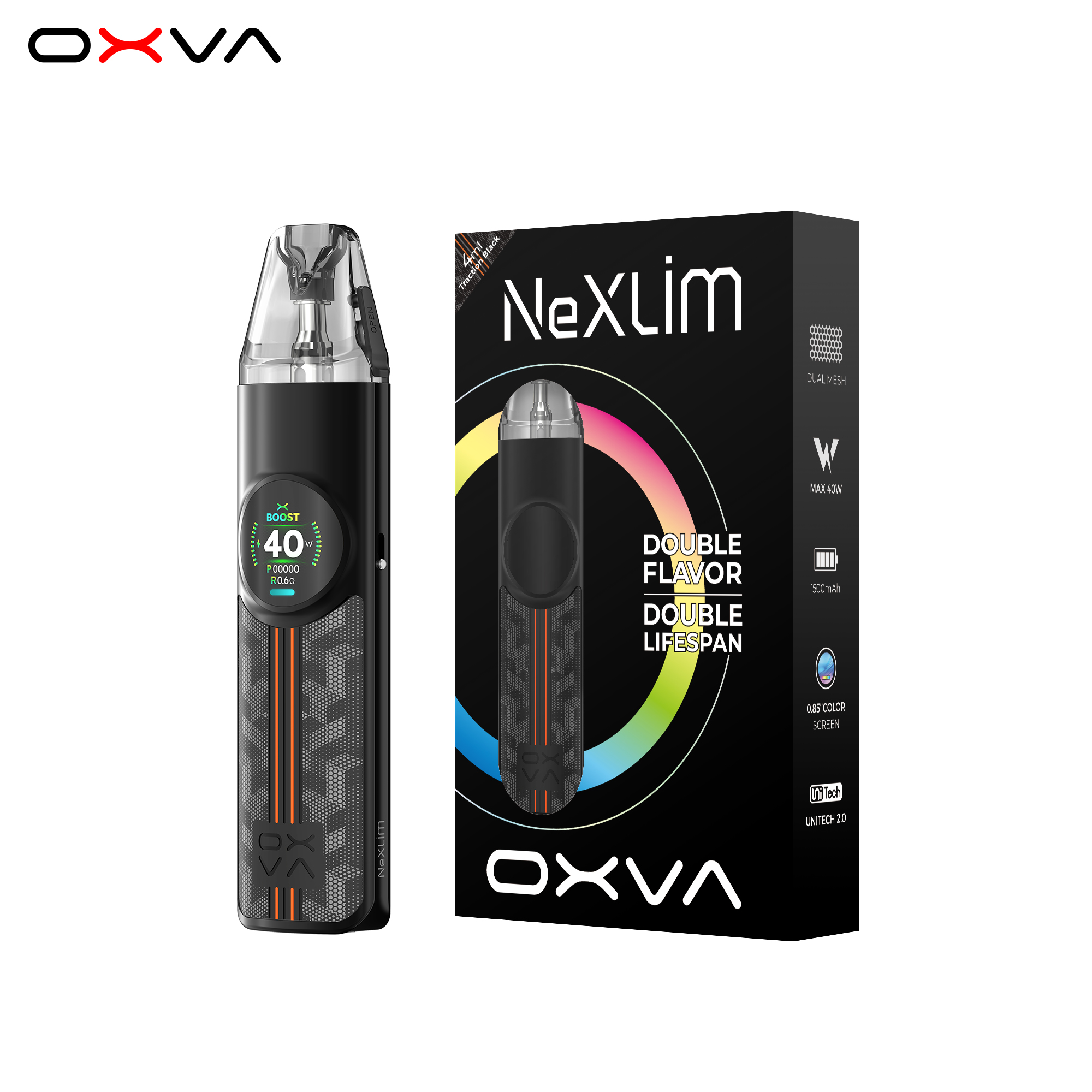 Traction Black - oxva-nexlim-best-dual-mesh-pod-2025 (4)
